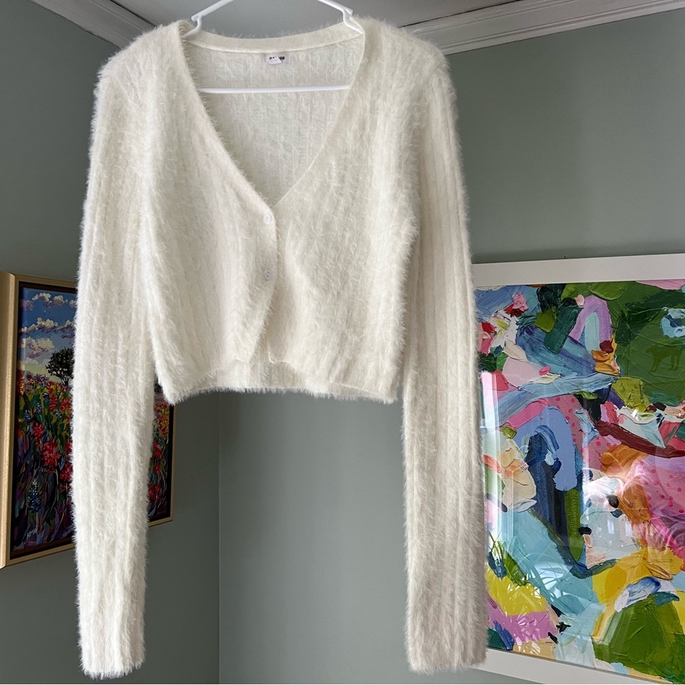 Garage cozy cropped sweater.